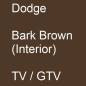 Preview: Dodge, Bark Brown (Interior), TV / GTV.